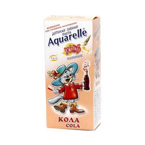 Зубная паста Кола AQUARELLE KIDS50 ml Болгария
