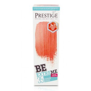 ВЕ 35 - Линия BeExtreme 100% Розовый коралл   Оттеночные бальзамы для волос vip's PRESTIGE-100 мл.
