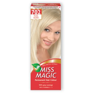 702- жемчужный блондин -Стойкая краска д/волос Miss Magic