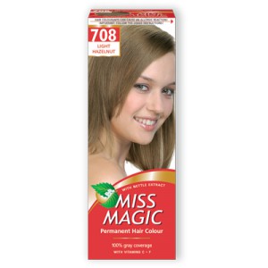 708- светлый лесной орех -Стойкая краска д/волос Miss Magic