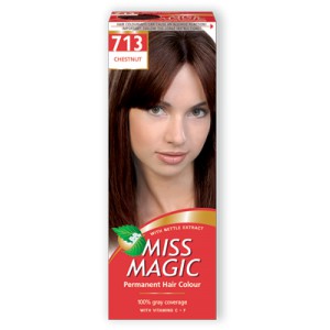 713- каштан -Стойкая краска д/волос Miss Magic