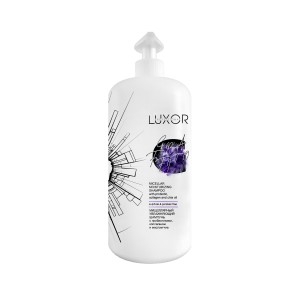 Мицеллярный увлажняющий шампунь с пробиотиками, коллагеном и маслом чиа LUXOR Professional  с ДОЗ.1л