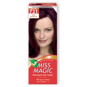 721- спелая вишня -Стойкая краска д/волос Miss Magic