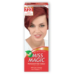 722- красное дерево-светлое -Стойкая краска д/волос Miss Magic