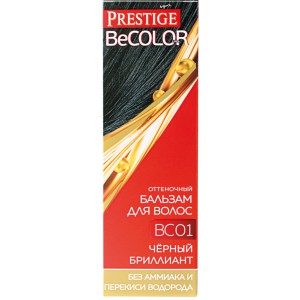 BC 01 - Черный бриллиант - оттен. бальзам Линия BeCOLORVIP`S Prestige