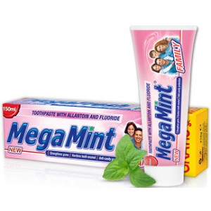 Зубная паста  Family/для всей семьи/ 150 мл/ 210 г Mega Mint